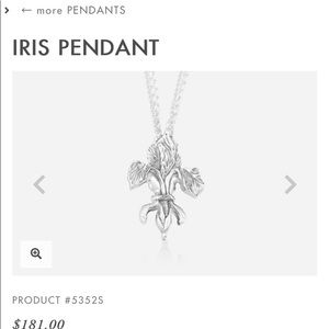 Mignon Faget Iris necklace- sterling silver